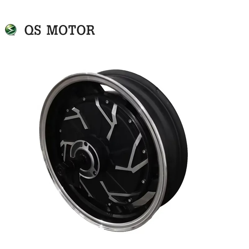 Hot Sale QS Motor 14*3.5inch 5 - 72V 5000W Electric Motorcycle recension och pris