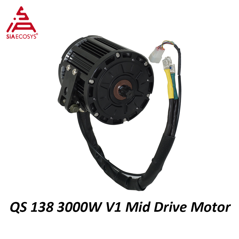 QSMOTOR QS138 3000W 72V 100KPH - Mid Drive Motor Kit 72V 3000W recension och pris