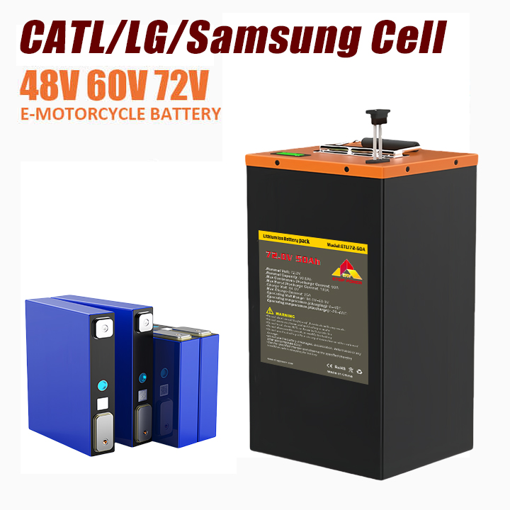 Customized 48V 60V 72 Volt 72v - 72V 60Ah Lifepo4 Battery Pack recension och pris