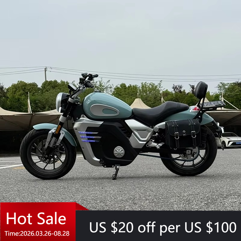 Retro Prince Central Racing El - 72V 5000W Electric Motorcycle recension och pris